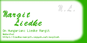 margit liedke business card